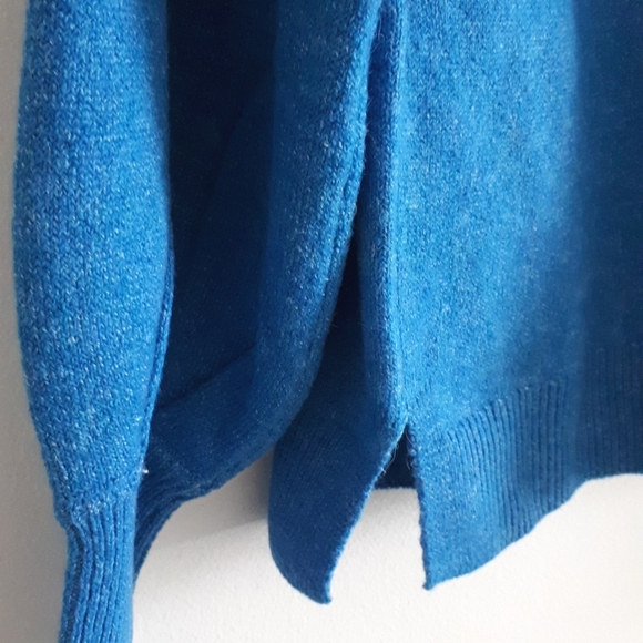 ICHI Alpa Knitted Blue Sweater Boat neck /BNWT - Picture 6 of 10